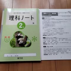 理科ノート 2年 東 テキストセットのサムネイル