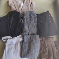 7点セット　秋冬Мレディース 婦人服まとめて　クリーニング済みで長期保管のサムネイル