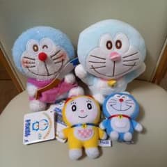新品未使用　ドラえもん　ぬいぐるみ　マスコット　４点セット