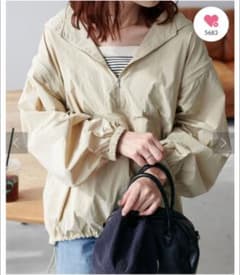 DISCOAT パーカー ベージュ