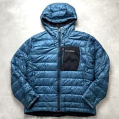 美品✨モンベル コロラドダウンパーカ リバーシブル 軽量 ブルー