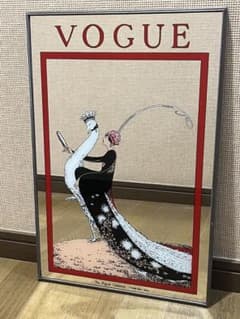 n214/希少☆VOGUE パブミラー ヴィンテージ ウォールミラー - メルカリ