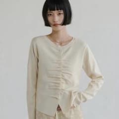 LOWRYSFARMギャザーカーディガンのサムネイル