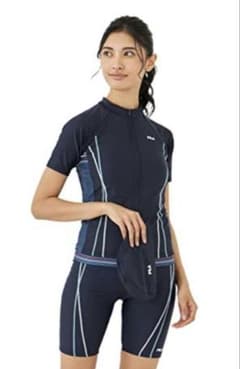 FILA フィットネス水着上下セット　 袖付き 312-065のサムネイル