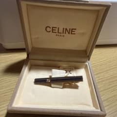 m*i様 CELINE セリーヌ ネクタイピン タイピン ゴールド ブラック メのサムネイル