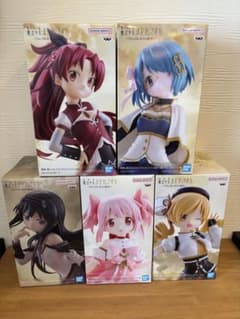 魔法少女まどか☆マギカ プライズフィギュア 5種セットのサムネイル