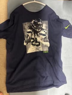 NFL選手プリント Tシャツ ネイビーのサムネイル