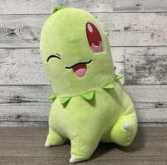 ポケットモンスター めちゃもふぐっと ほぺぴたぬいぐるみ　チコリータ