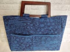 ハンドメイド 藍染バッグのサムネイル