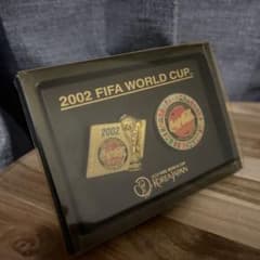 2002 FIFAワールドカップ　記念バッジ　コカコーラのサムネイル