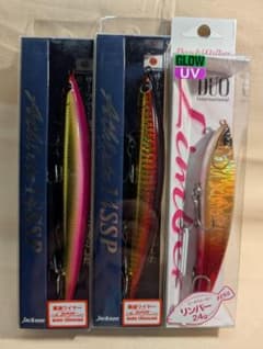 新品未使用品】ヒラメ・青物用シンペン3点セット ジャクソン DUO