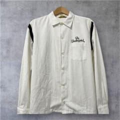 キムタク着用 TENDERLOIN シャツ ボーリングシャツ M オフホワイト