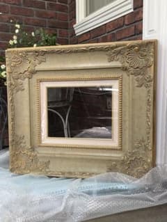 【Antique frame、額】6号用/ガラス/アンティーク/シャビーシック Antique frame、額】6号用/ガラス/アンティーク/シャビーシック - メルカリ