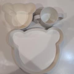 tak. ベビー食器 くま 3点セットのサムネイル