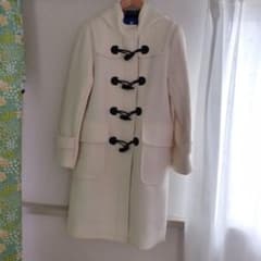 BLUE LABEL】ウールダッフルコート ホワイト 36 - メルカリ