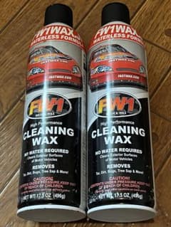 FW1 WASH & WAX クリーニングワックス 8本セット FW1 WASH & WAX クリーニングワックス 2本セット水無し洗車 缶汚れ