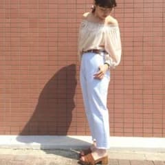Kastane 断ち切りテーパードパンツのサムネイル
