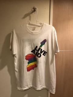 ヨシさん様専用　80s LIVE AID ロンバケ ビンテージ USA製 表記Lのサムネイル