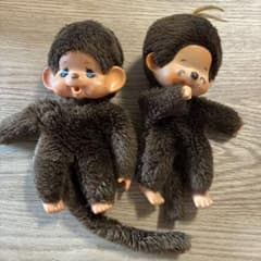 70年代　モンチッチのぬいぐるみ 2体セット 70年代 モンチッチのぬいぐるみ 2体セット - メルカリ