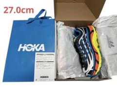 HOKA MAFATE THREE2 BLACK / DIVA BLUE - メルカリ