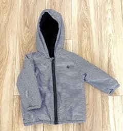 【値下げしました】PETIT BATEAU プチバトー　フード付ブルゾンのサムネイル