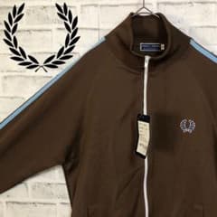 fred Perry トラックジャケット80〜90s 希少デッドストック⭐️90s Fred Perry ブラウントラックジャケット