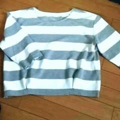 ✡七分ボーダーカットソーのサムネイル