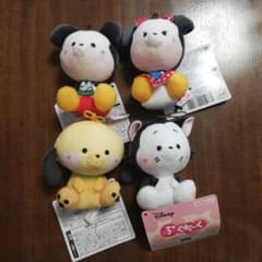 ミッキー&フレンズ ぷくちーく マスコット なかよしペット 全4種 コンプ