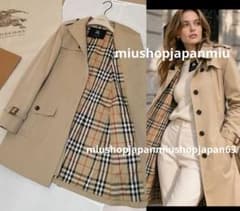 本物上質●38サイズ　BURBERRY　LONDON　トレンチコート　ハニー 本物上質○38サイズ バーバリー BURBERRY トレンチコート ハニー