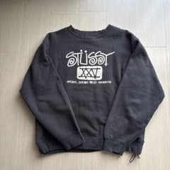 Stüssy 25周年記念ブラック スウェットトレーナー Mのサムネイル