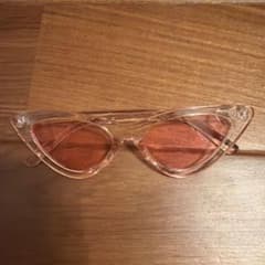 クリアピンク キャットアイ サングラスのサムネイル