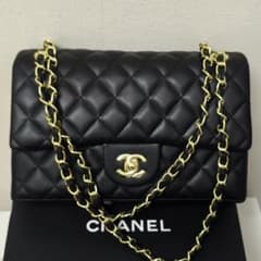 シャネルCHANEL マトラッセ チェーンショルダーバッグ ブラック