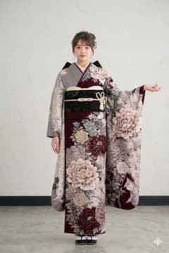 吉木千沙都HT-232 154~170cmぐらいの方が適応サイズ 振袖フルセット