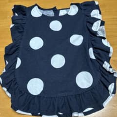H&M キッズ ノースリーブ トップス ドット柄 120-130cm - 5