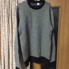 個性的 白黒ニットのサムネイル