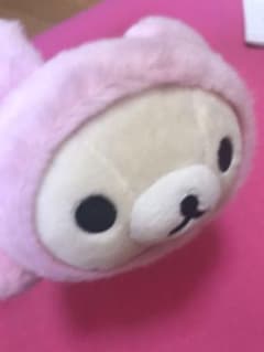 リラックマ♡Suicaカード入れ伸びるコード付ぬいぐるみ定期券入れのサムネイル