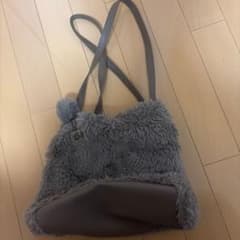 LA BAGAGERIE ファー ショルダーバッグ ブラウンのサムネイル