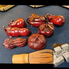 AS3 香合 唐木 紅木 漆塗り 果物 野菜 7点 未使用 茶道具 小物 AS3 香合 唐木 紅木 漆塗り 果物 野菜 7点 未使用 茶道具 小物 - メルカリ
