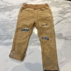 KladSkap 車刺繍 ベージュ 長ズボン 100cmのサムネイル