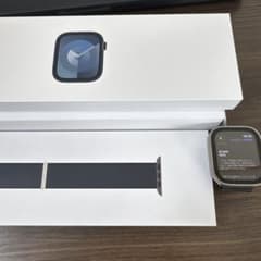 Apple Watch series9本体 ブラック完品45mmのサムネイル