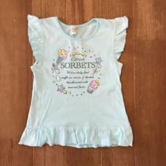ピノ様専用☆袖フリルタンクトップ 140のサムネイル
