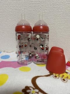 リッチェル哺乳瓶　スヌーピー柄　2本セットのサムネイル