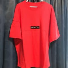 RVCA ビックシルエットTシャツ 赤 XSサイズのサムネイル