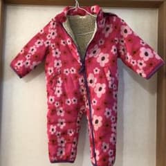 カバーオール　ジャンバー　女の子　つなぎ　80cmのサムネイル