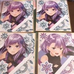 朝ノ瑠璃 朝ノ茜 朝ノ姉妹ぷろじぇくと 色紙のサムネイル
