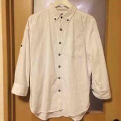 タケオキクチ 七部袖白シャツのサムネイル