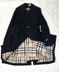 美品✨上質✨BURBERRY ロングコート Aライン ライナー付き メガ 