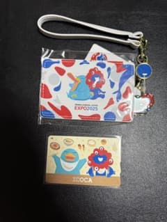 Thumbnail of EXPO2025　大阪万博　限定　ICOCA　＋　合皮パスケース　ミャクミャク