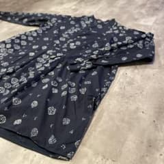 【美品】Rby 45rpm シャツ チュニック 綿100% インディゴのサムネイル