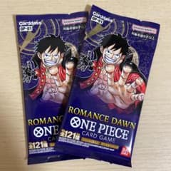 ワンピースカード　2パックのサムネイル